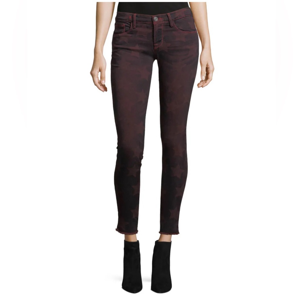 Women's Star Patterned Ankle Jeans - Picture 1 of 6
